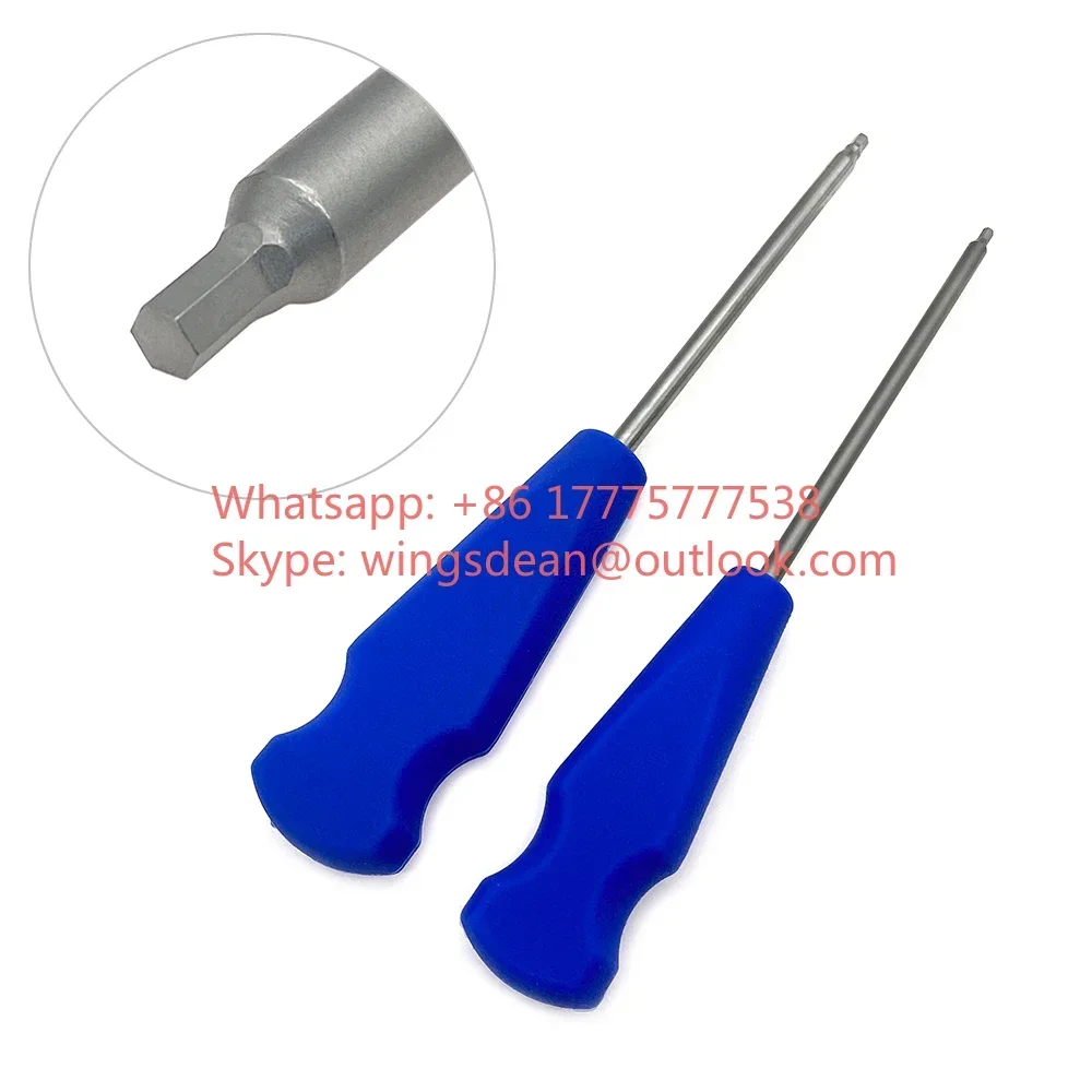 Screwdriver Hex Head Orthopedics Screw Driver 1pc Orthopedics Surgical Instruments
Screwdriver Hex Head Orthopedics Screw Driver 1pc Orthopedics Surgical Instruments