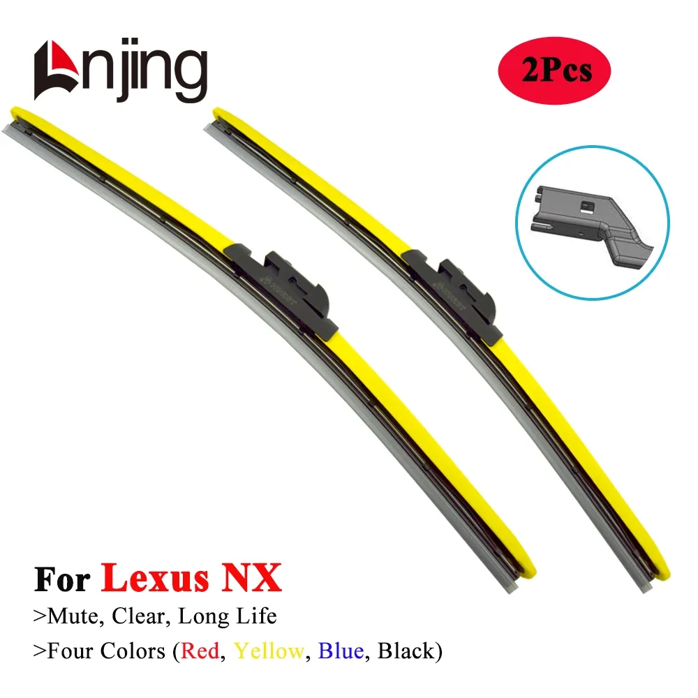 LNJING Colorful Wiper Blades For Lexus NX NX200T NX300 NX300H NX350 NX350H NX450H 2014 2016 2018 2019 2020 2021 2022 2023 2024
LNJING Colorful Wiper Blades For Lexus NX NX200T NX300 NX300H NX350 NX350H NX450H 2014 2016 2018 2019 2020 2021 2022 2023 2024
