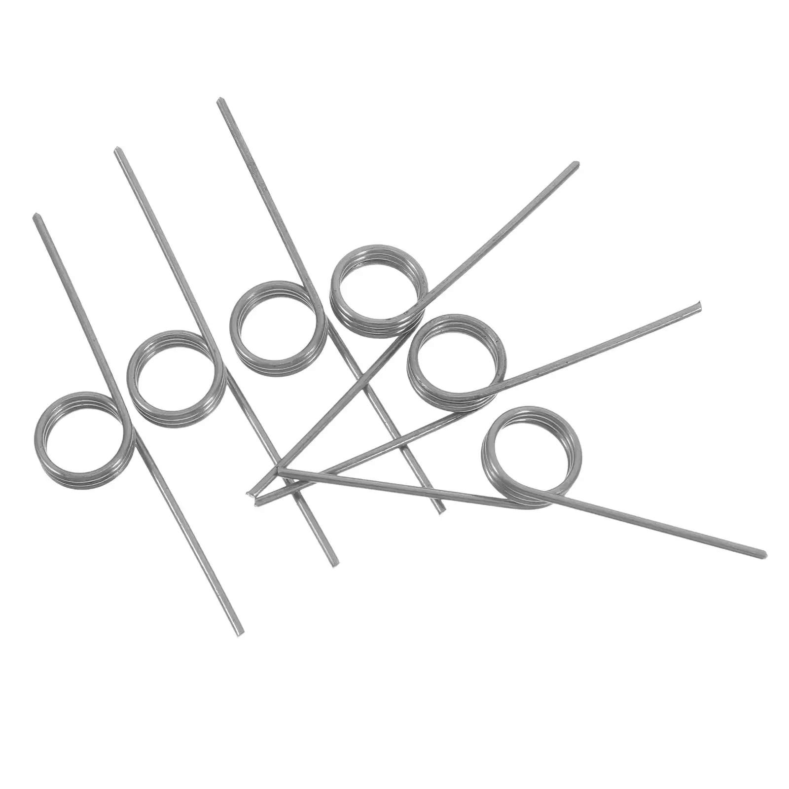 10 Pcs Trash Can Torsional Spring Silver Replacement Parts for Repair Bucket Lid Accessories Garbage Storage Compatible Enhanced
10 Pcs Trash Can Torsional Spring Silver Replacement Parts for Repair Bucket Lid Accessories Garbage Storage Compatible Enhanced