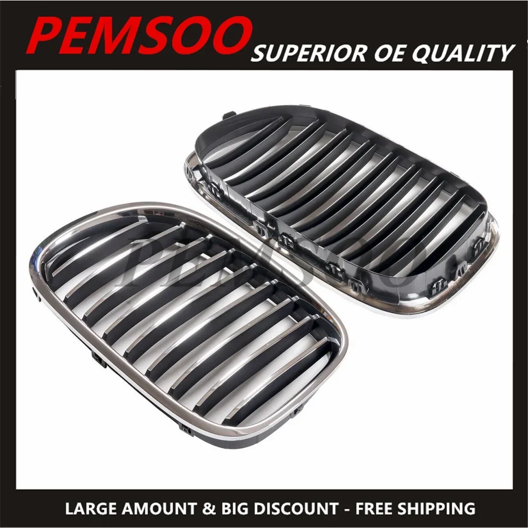 1 Pair Chrome Grill Front Left 51117295297&Right 51117295298 for BMW F01 F02 F03 F04 730i 740i 750i 760i 730Li 740Li 750Li 760Li
1 Pair Chrome Grill Front Left 51117295297&Right 51117295298 for BMW F01 F02 F03 F04 730i 740i 750i 760i 730Li 740Li 750Li 760Li