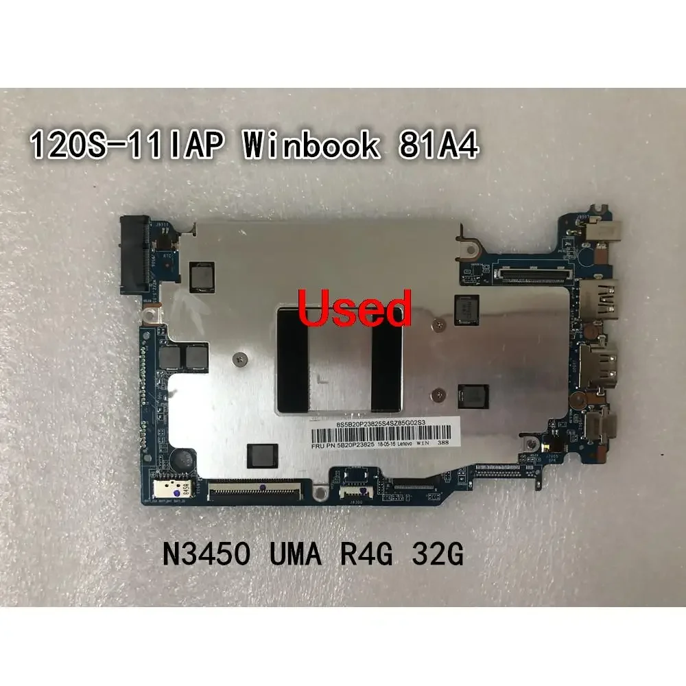 Used For Lenovo Ideapad 120S-11IAP Winbook 81A4 Laptop Motherboard CPU N3450 UMA R4G 32G FRU 5B20P23825
Used For Lenovo Ideapad 120S-11IAP Winbook 81A4 Laptop Motherboard CPU N3450 UMA R4G 32G FRU 5B20P23825