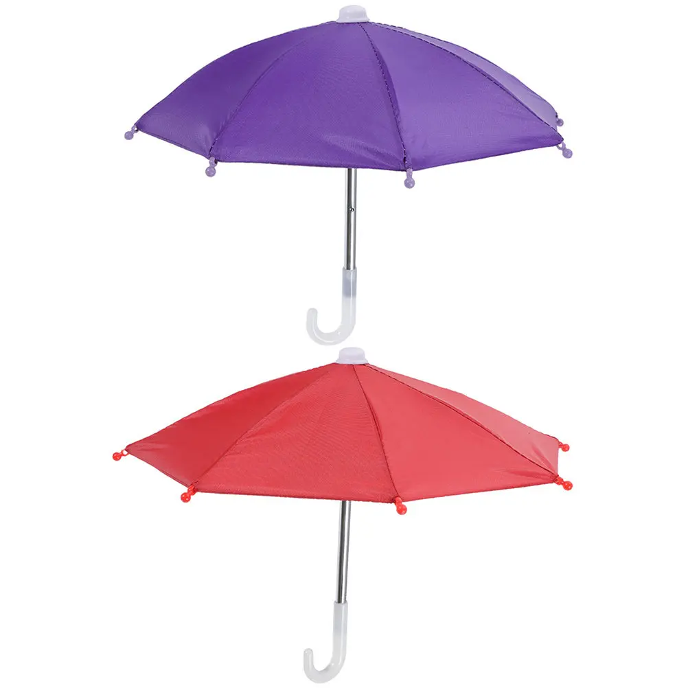 2Pcs Waterproof Mini Umbrella for Phone Sun Protection Small Portable Phone Shade Universal Fit for Cycling Bike Riding Outdoor
2Pcs Waterproof Mini Umbrella for Phone Sun Protection Small Portable Phone Shade Universal Fit for Cycling Bike Riding Outdoor