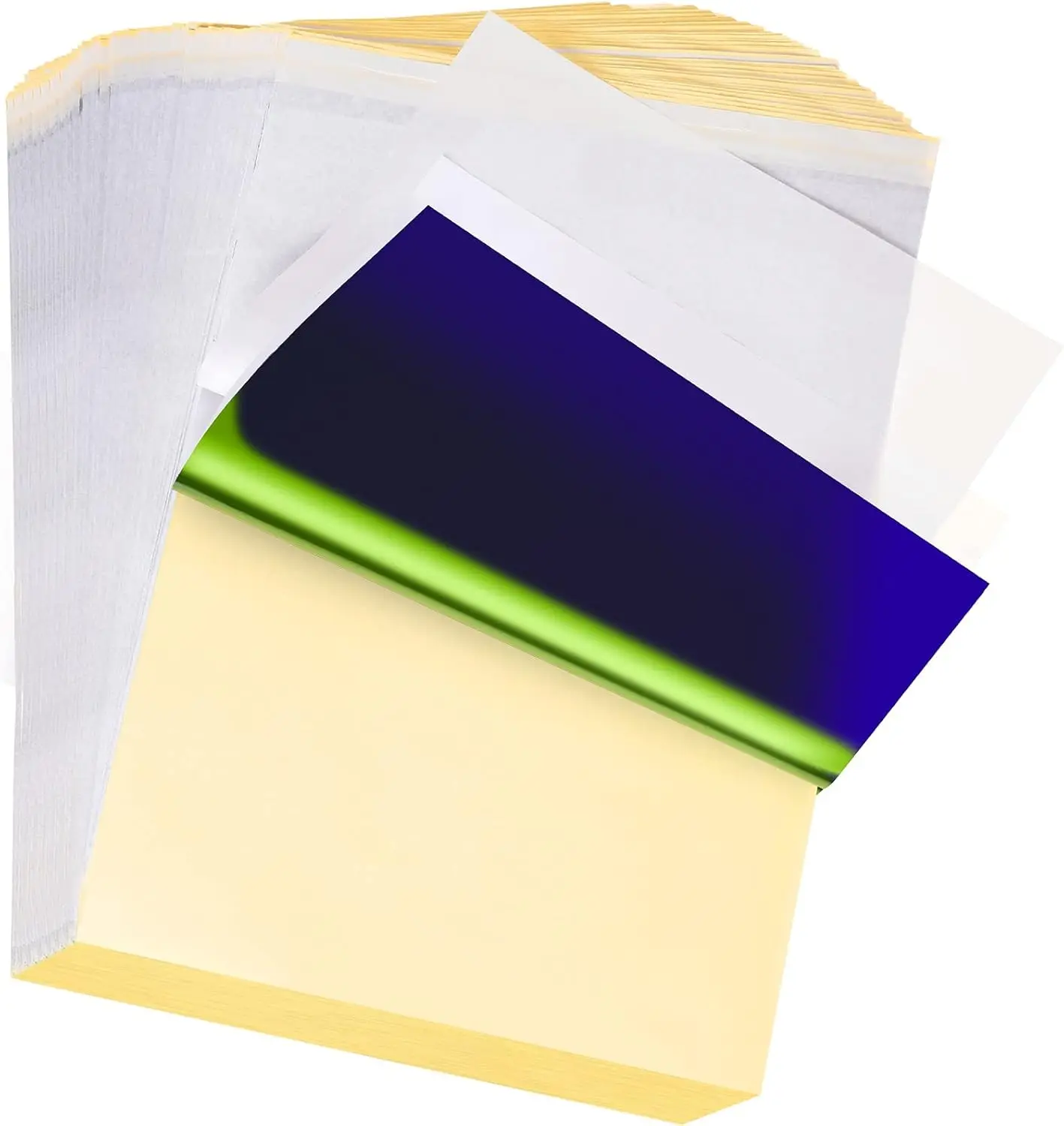 120 Sheets Tattoo Transfer Paper, Stencil Paper for Tattooing, A4 Size, 4 Layers, Easy to Use with Pencil or Thermal Copier
120 Sheets Tattoo Transfer Paper, Stencil Paper for Tattooing, A4 Size, 4 Layers, Easy to Use with Pencil or Thermal Copier