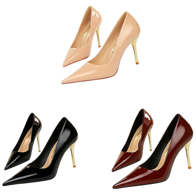 Women 7cm 10cm High Heels Vintage Club Pumps Lady Concise Goddess Stiletto Party Nude Middle Kitten Heels Shoes Plus Size 34-43
Women 7cm 10cm High Heels Vintage Club Pumps Lady Concise Goddess Stiletto Party Nude Middle Kitten Heels Shoes Plus Size 34-43