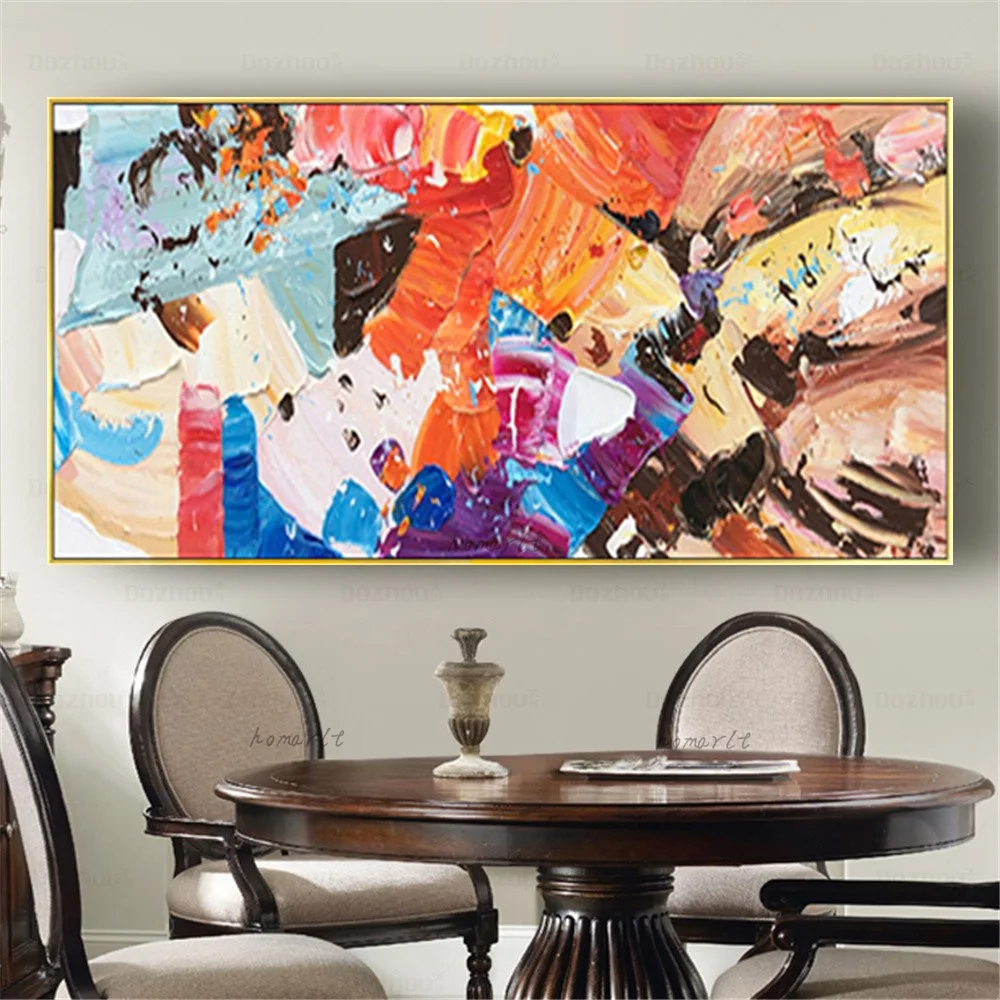 Simple 100% Handmade Wall Art Picture Modern Abstract Oil Painting On Canvas Large Panel Drawings Decor Living Room Home Porch
Simple 100% Handmade Wall Art Picture Modern Abstract Oil Painting On Canvas Large Panel Drawings Decor Living Room Home Porch