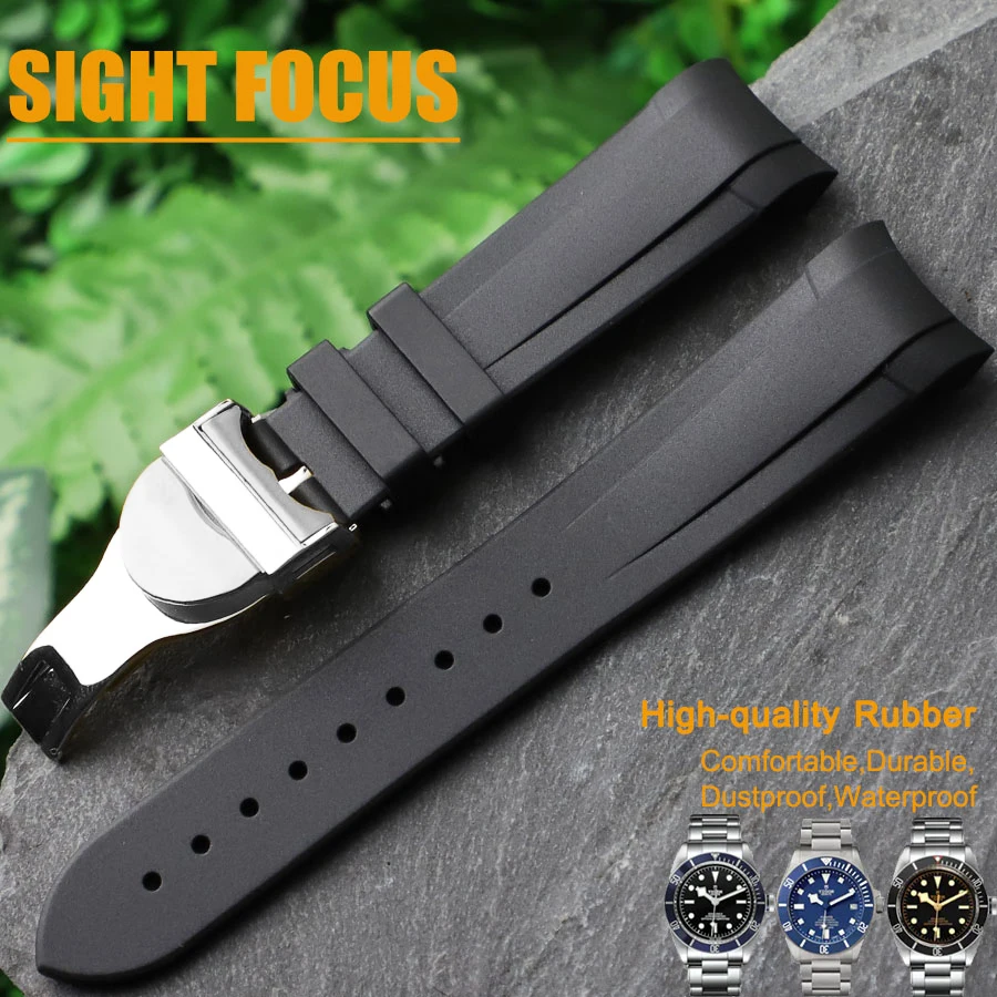 Резиновый ремешок для часов с изогнутым концом 22 мм для Tudor Black Bay, ремешок для часов Pelagos Black Bay GMT/Chrono, браслет Heritage Chrono
Резиновый ремешок для часов с изогнутым концом 22 мм для Tudor Black Bay, ремешок для часов Pelagos Black Bay GMT/Chrono, браслет Heritage Chrono