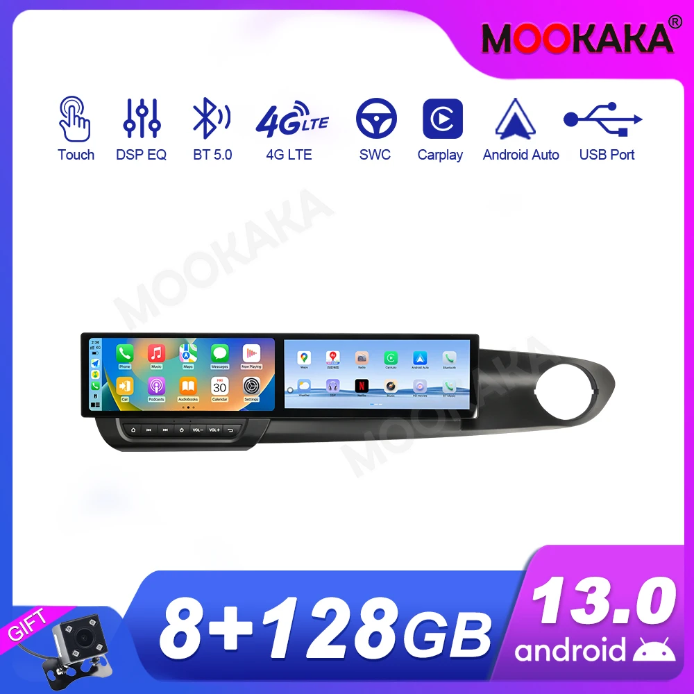 Автомобильный радиоприемник с экраном 12,3 дюйма для Chevrolet Camaro 2016-2025, Android, GPS-навигация, мультимедийный видеостереоприемник, головное устройство
Автомобильный радиоприемник с экраном 12,3 дюйма для Chevrolet Camaro 2016-2025, Android, GPS-навигация, мультимедийный видеостереоприемник, головное устройство