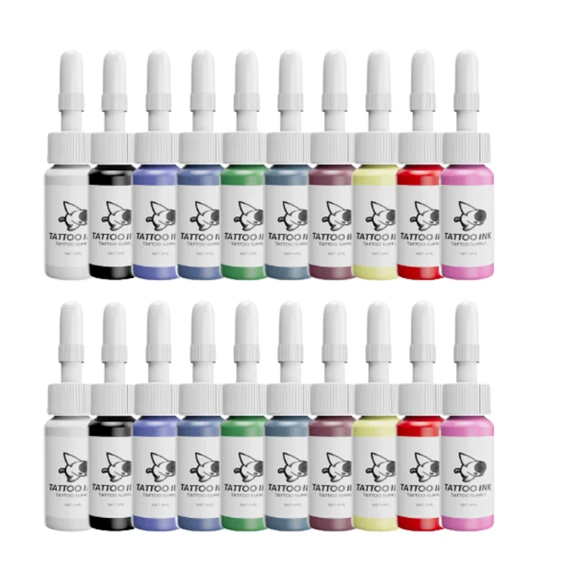 5ML 10pcs Tattoo Ink Pigment Professional Tattoo Pigment Permanent Body Art Pigment
5ML 10pcs Tattoo Ink Pigment Professional Tattoo Pigment Permanent Body Art Pigment