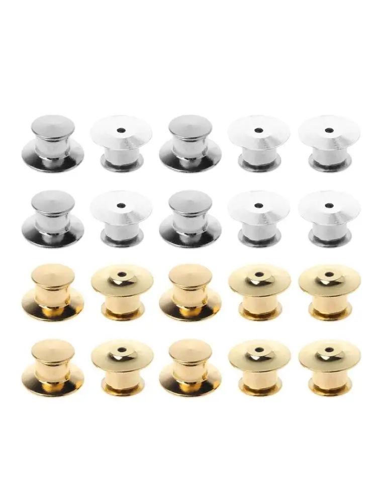 10 Pieces/Set Metal Pins Keepers Pin Backs No Tool Required Safety Anti-lost
10 Pieces/Set Metal Pins Keepers Pin Backs No Tool Required Safety Anti-lost