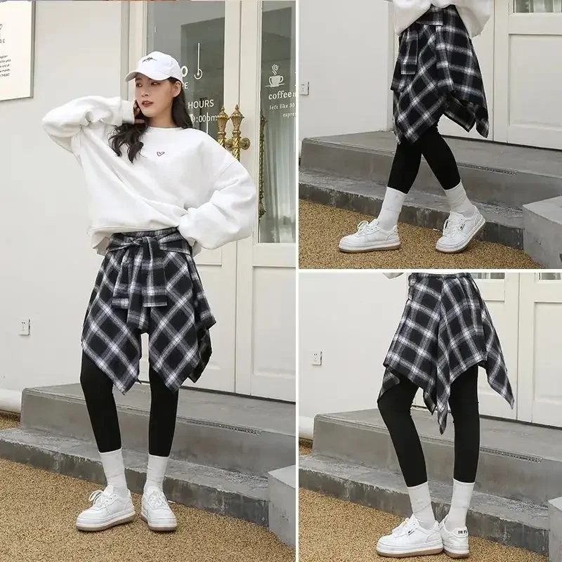 Womens Plaid Skirts Elastic High Waist Tie Front Asymmetrical Hem High Waist Y2K Goth Pleated Mini Skirt Sets
Womens Plaid Skirts Elastic High Waist Tie Front Asymmetrical Hem High Waist Y2K Goth Pleated Mini Skirt Sets