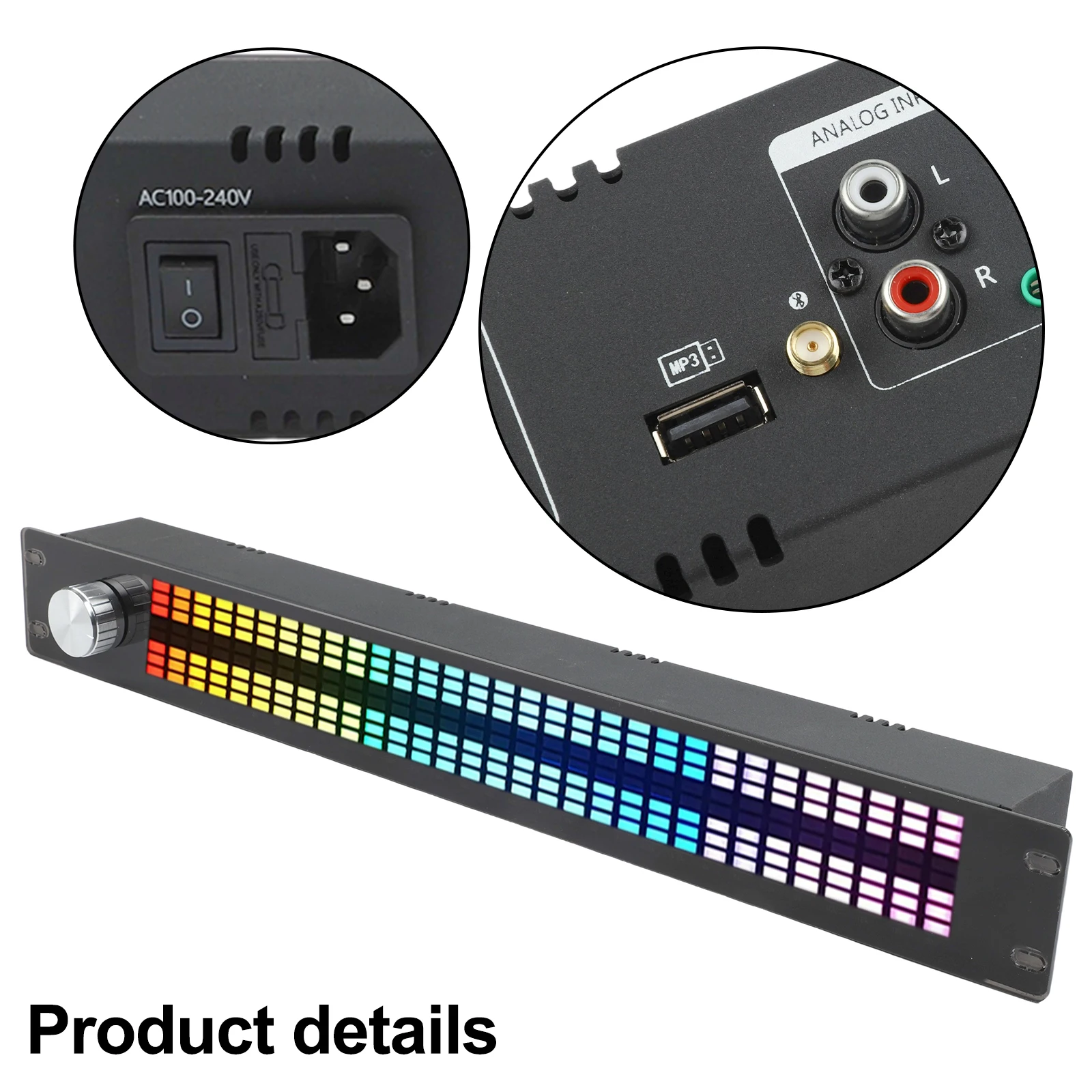 Audio Control Setup 480 X 58 X 48 Mm Audio Spectrum Display Dual Channel Equalizer AGC Control Display Automatic Sleep Function
Audio Control Setup 480 X 58 X 48 Mm Audio Spectrum Display Dual Channel Equalizer AGC Control Display Automatic Sleep Function