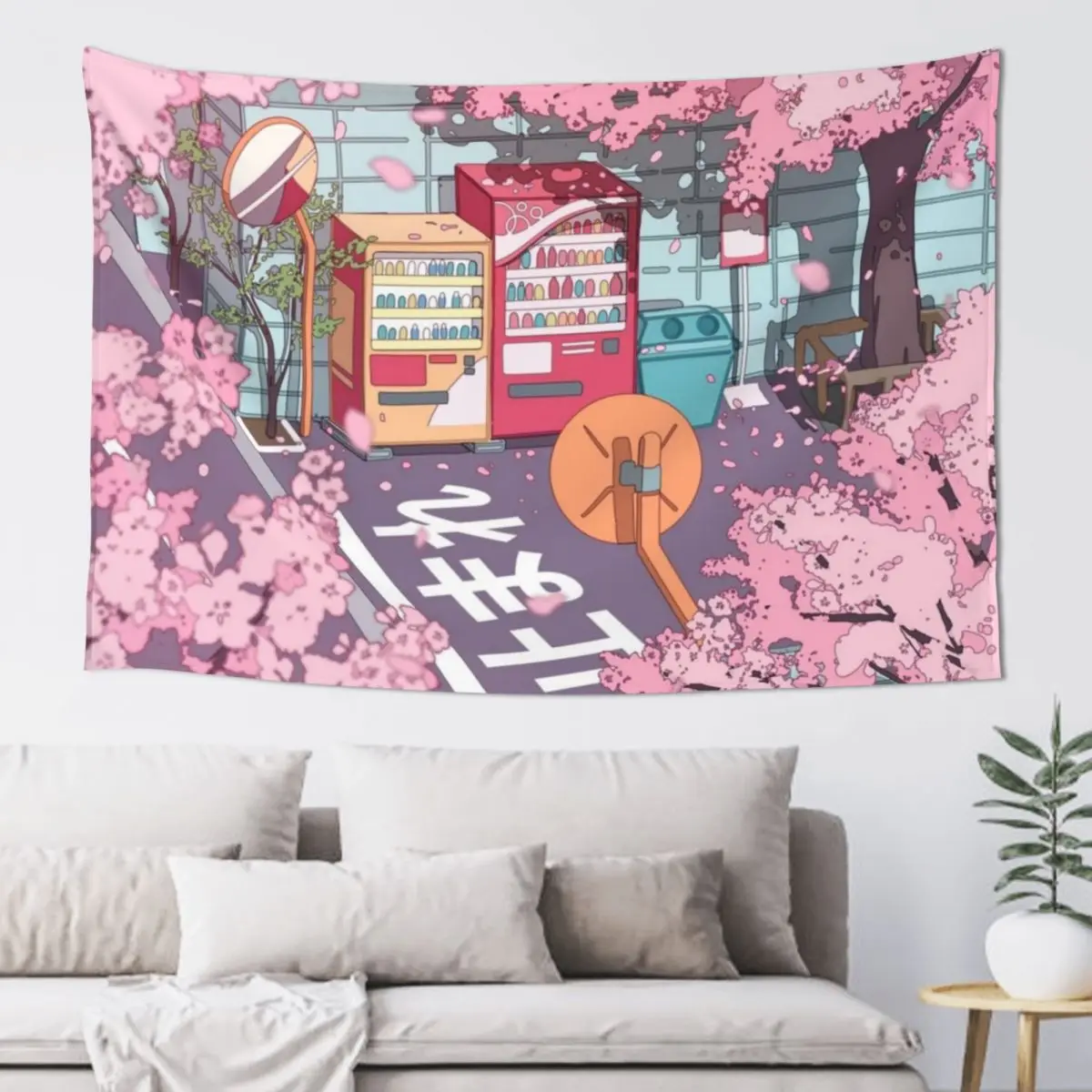 A beautiful aesthetic Tokyo street and the pink sakura tree blossom Tapestry Bedroom Deco Wall Hanging Wall Tapestry
A beautiful aesthetic Tokyo street and the pink sakura tree blossom Tapestry Bedroom Deco Wall Hanging Wall Tapestry