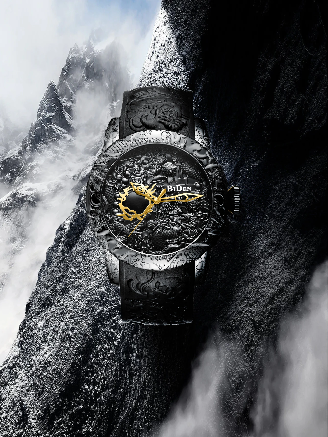 BIDEN Men's Watch Top Brand Luxury Large Dial Original Waterproof Quartz Watch Men's Gold Skeleton Style
BIDEN Men's Watch Top Brand Luxury Large Dial Original Waterproof Quartz Watch Men's Gold Skeleton Style