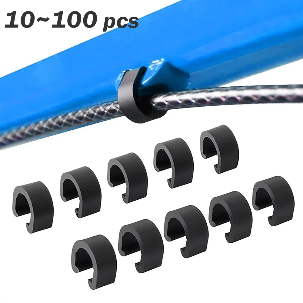 20-100pcs Plastic Bicycle Cable Clamps C Clips Housing Hose Guide for Brake Derailleur Shifter Frame Buckle for MTB Bike Road
20-100pcs Plastic Bicycle Cable Clamps C Clips Housing Hose Guide for Brake Derailleur Shifter Frame Buckle for MTB Bike Road