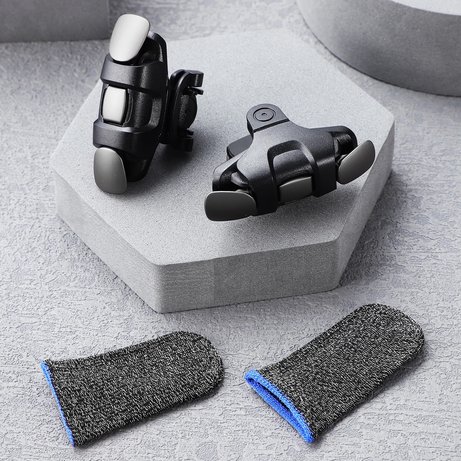 1 set 3rd Gen Game Finger Sleeve Mobile Controller Trigger Buttons Stable Chip Scratch Protection
1 set 3rd Gen Game Finger Sleeve Mobile Controller Trigger Buttons Stable Chip Scratch Protection