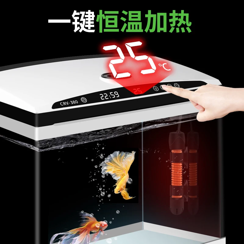 Intelligent constant temperature fish tank living room small ecological glass water-free self-circulation landscaping aquarium
Intelligent constant temperature fish tank living room small ecological glass water-free self-circulation landscaping aquarium