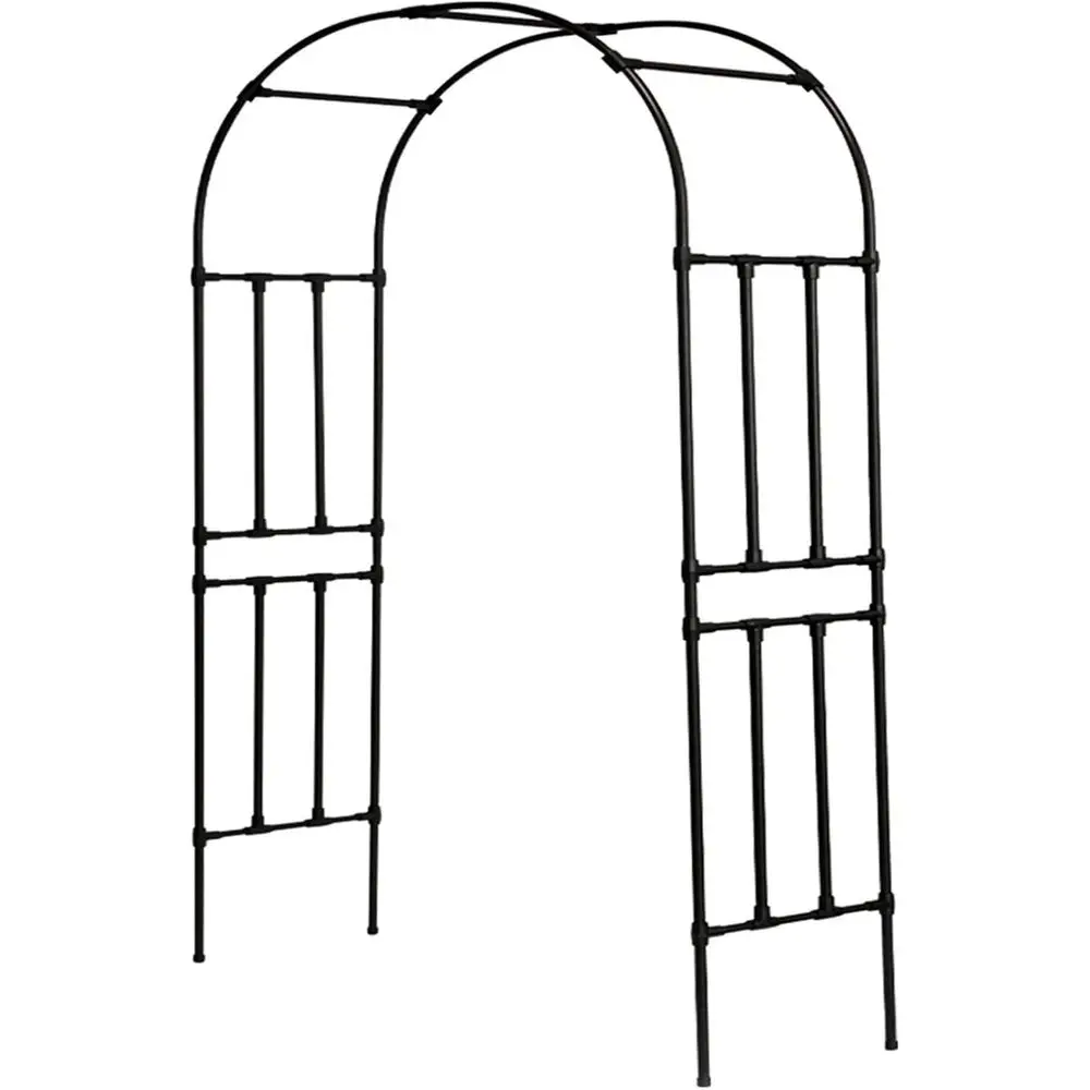 Sturdy Metal Garden Arch Trellis Arbor for Climbing Plants, Rust-Resistant, Black, Sizes: 4.9'x7.9', 6.6'x7.9', 8.2'x7.9'
Sturdy Metal Garden Arch Trellis Arbor for Climbing Plants, Rust-Resistant, Black, Sizes: 4.9'x7.9', 6.6'x7.9', 8.2'x7.9'