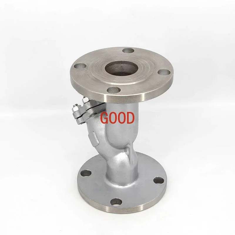 304 stainless steel flange filter GL41W-16P flange steam filter valve decontamination valve
304 stainless steel flange filter GL41W-16P flange steam filter valve decontamination valve