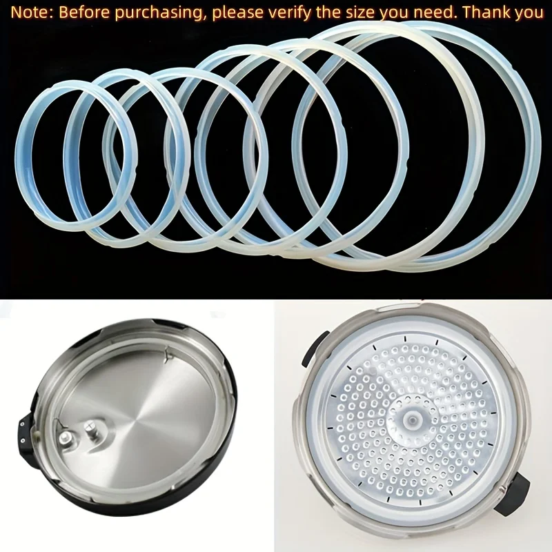 22/24cm Universal Electric Pressure Cooker Sealing Rings 2L, 2.8L, 4L, 6L, 8L, 12L Silicone Sealing Rings Replacement Parts
22/24cm Universal Electric Pressure Cooker Sealing Rings 2L, 2.8L, 4L, 6L, 8L, 12L Silicone Sealing Rings Replacement Parts