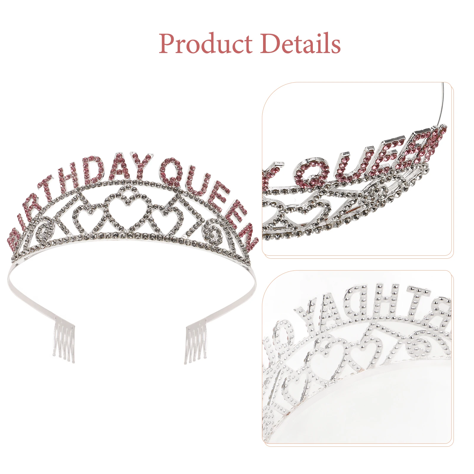 1 Set Birthday Crown Tiara Sash Hair Accessories For Women Men Birthday Party Supplies Decorative Crowns Ornament Headband Sash
1 Set Birthday Crown Tiara Sash Hair Accessories For Women Men Birthday Party Supplies Decorative Crowns Ornament Headband Sash