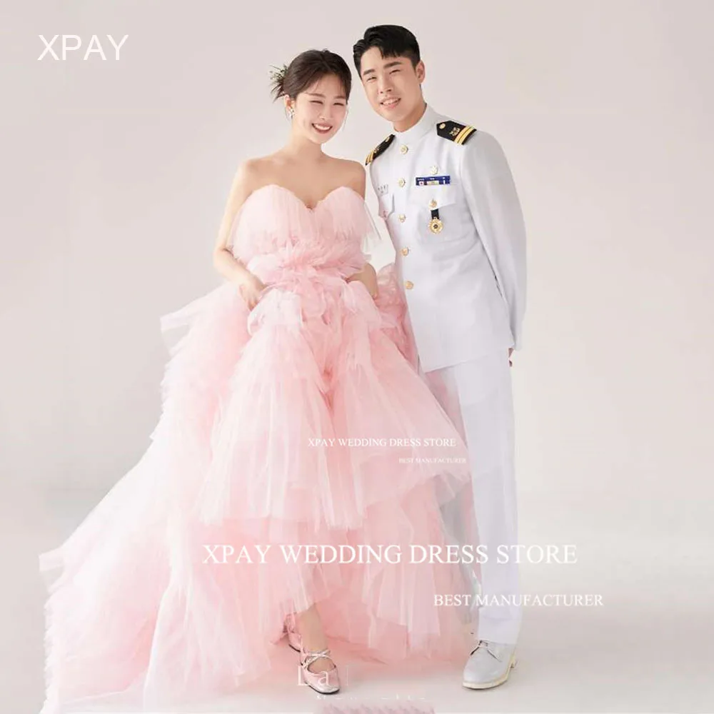 XPAY Sweetheart Pink Princess Korea Evening Dresses Sleeveless Formal Gown Photo Shoot Backless Custom Made Wedding Party Dress
XPAY Sweetheart Pink Princess Korea Evening Dresses Sleeveless Formal Gown Photo Shoot Backless Custom Made Wedding Party Dress