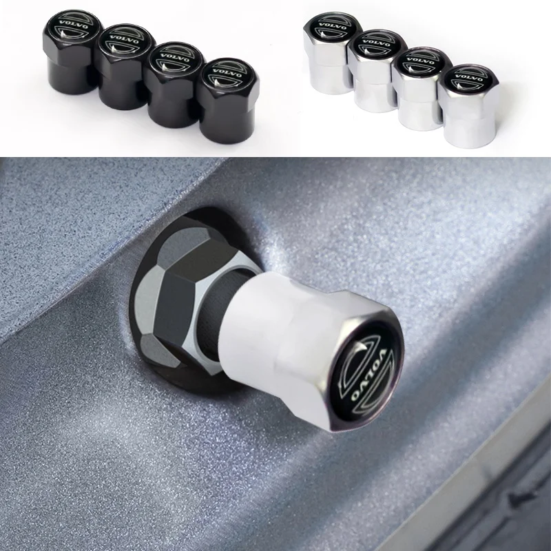 4Pcs Car Tire Air Cap Metal Auto Vavle Core Protection Cap Black/Silver for Volvo XC60 XC80 XC90 V40 V60 S60L S80 Accessories
4Pcs Car Tire Air Cap Metal Auto Vavle Core Protection Cap Black/Silver for Volvo XC60 XC80 XC90 V40 V60 S60L S80 Accessories