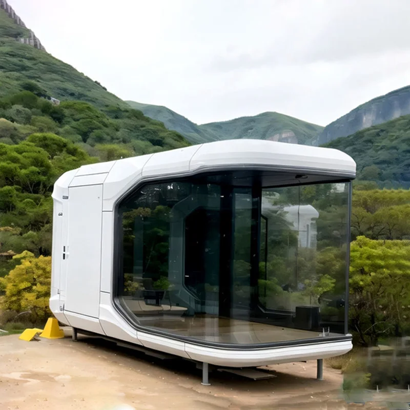 Luxury Durable Resort Farm Mobile Small House Prefabricated House Space Capsule House Supplier
Luxury Durable Resort Farm Mobile Small House Prefabricated House Space Capsule House Supplier