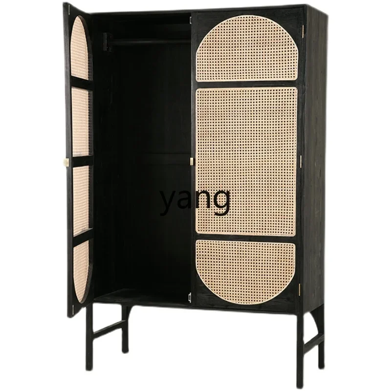 XYY solid wood rattan wardrobe small apartment retro door storage locker
XYY solid wood rattan wardrobe small apartment retro door storage locker
