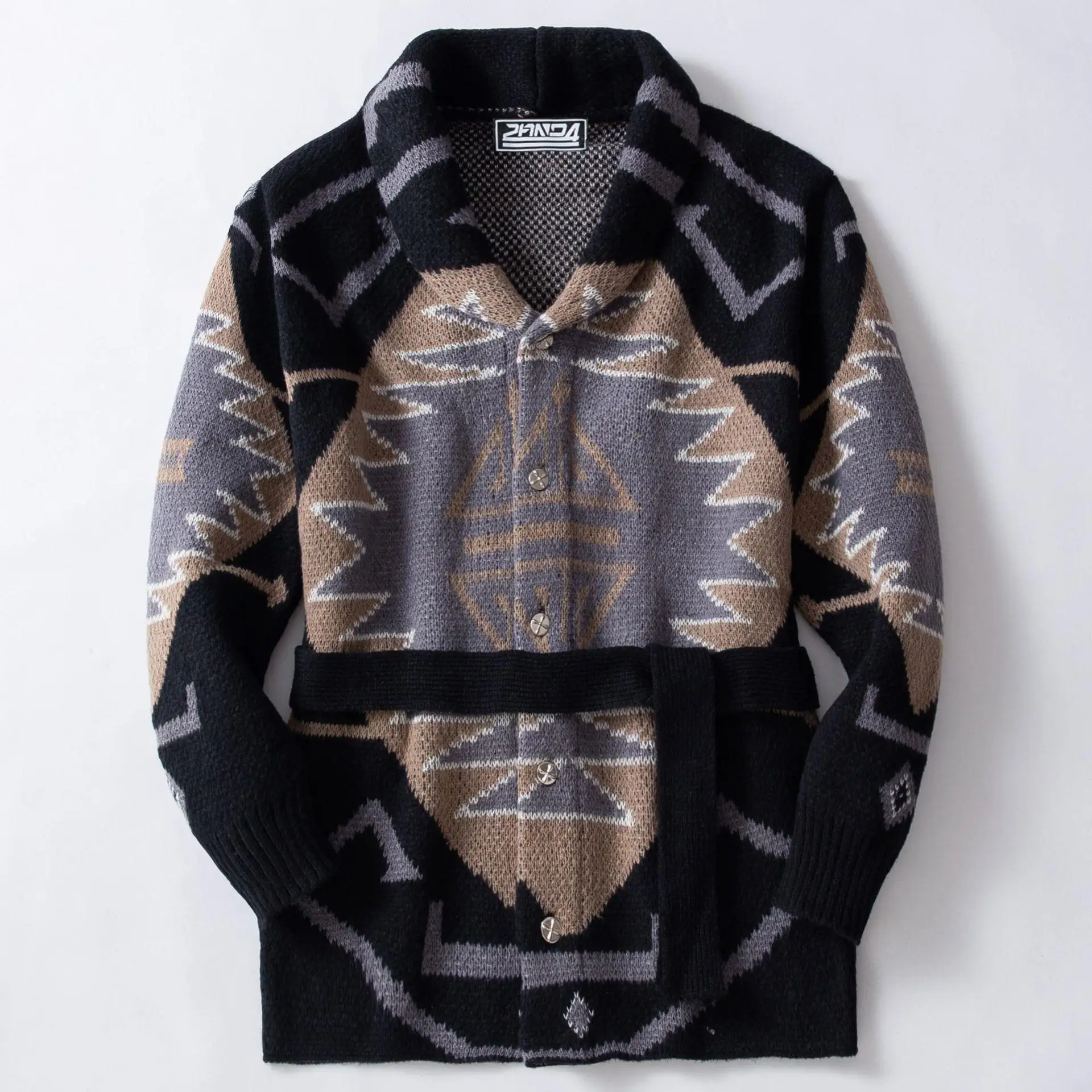 Мужской утепленный вязаный кардиган средней длины из полиэстера с цветочным узором, повседневная зимняя верхняя одежда с длинными рукавами
Мужской утепленный вязаный кардиган средней длины из полиэстера с цветочным узором, повседневная зимняя верхняя одежда с длинными рукавами