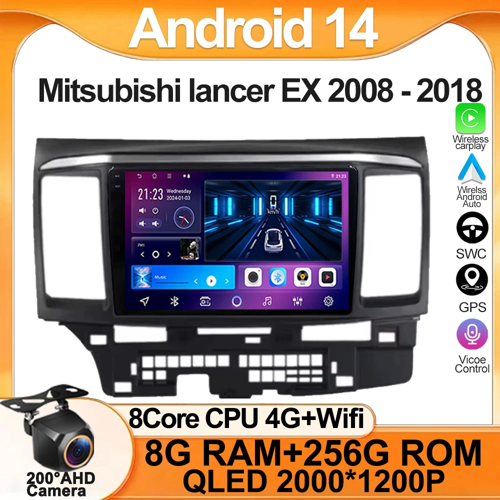 Car Radio For Mitsubishi lancer EX 2008 - 2018 Auto Head Unit Multimedia Video Player Navigation GPS 5G wifi Auto 2din dvd 2k
Car Radio For Mitsubishi lancer EX 2008 - 2018 Auto Head Unit Multimedia Video Player Navigation GPS 5G wifi Auto 2din dvd 2k