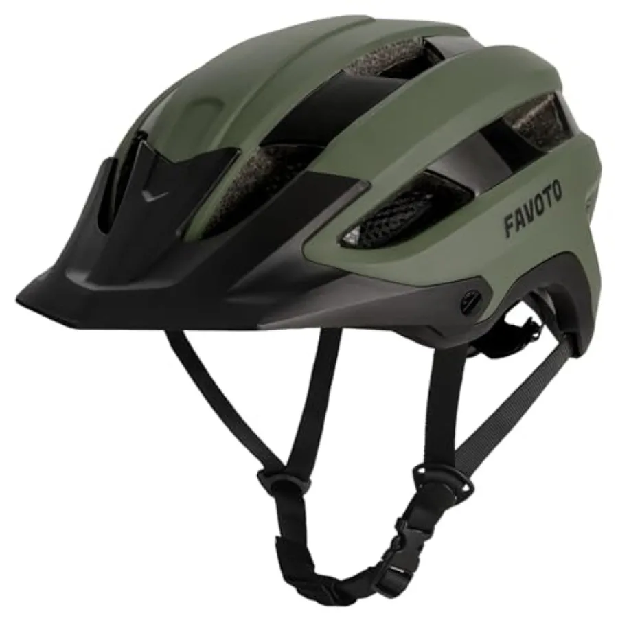 Mountain Bike Helmet Adult - Lightweight CPSC Certified with Reinforced Spine and Detachable Visor MTB Road Bicycle Helmet Adju
Mountain Bike Helmet Adult - Lightweight CPSC Certified with Reinforced Spine and Detachable Visor MTB Road Bicycle Helmet Adju