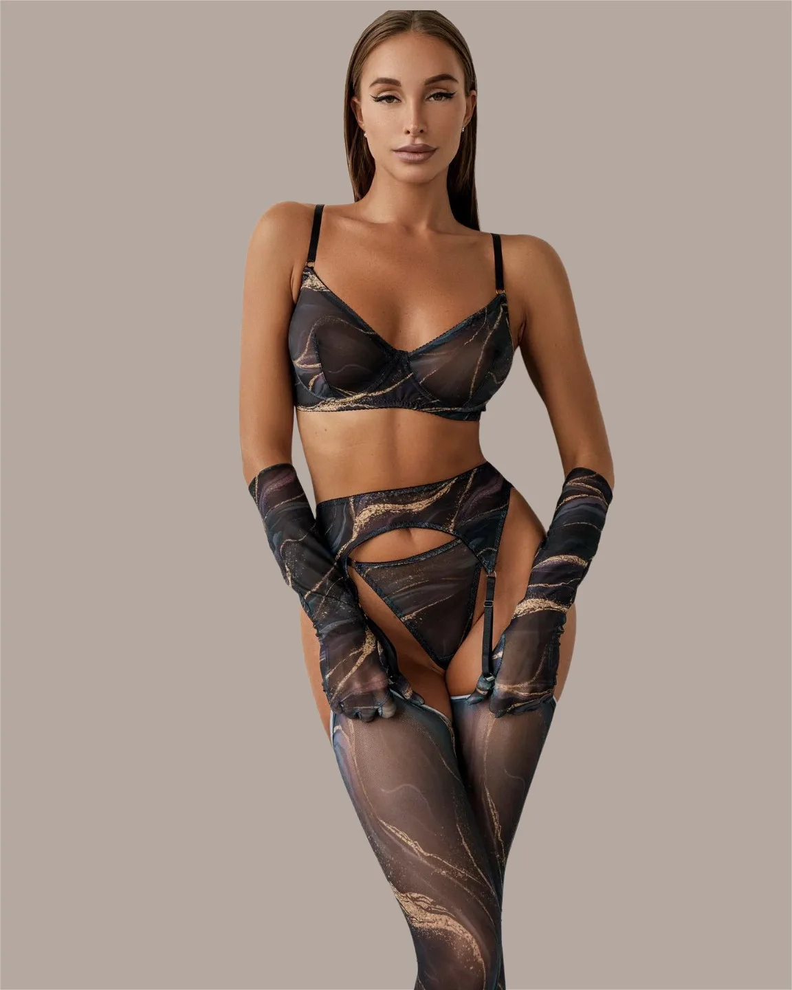 Echonight Tie Dye Senual Lingerie Lace Underwear With Stocking Long Gloves See Through Bilizna Outfits Erotic Fancy Sensual Set
Echonight Tie Dye Senual Lingerie Lace Underwear With Stocking Long Gloves See Through Bilizna Outfits Erotic Fancy Sensual Set