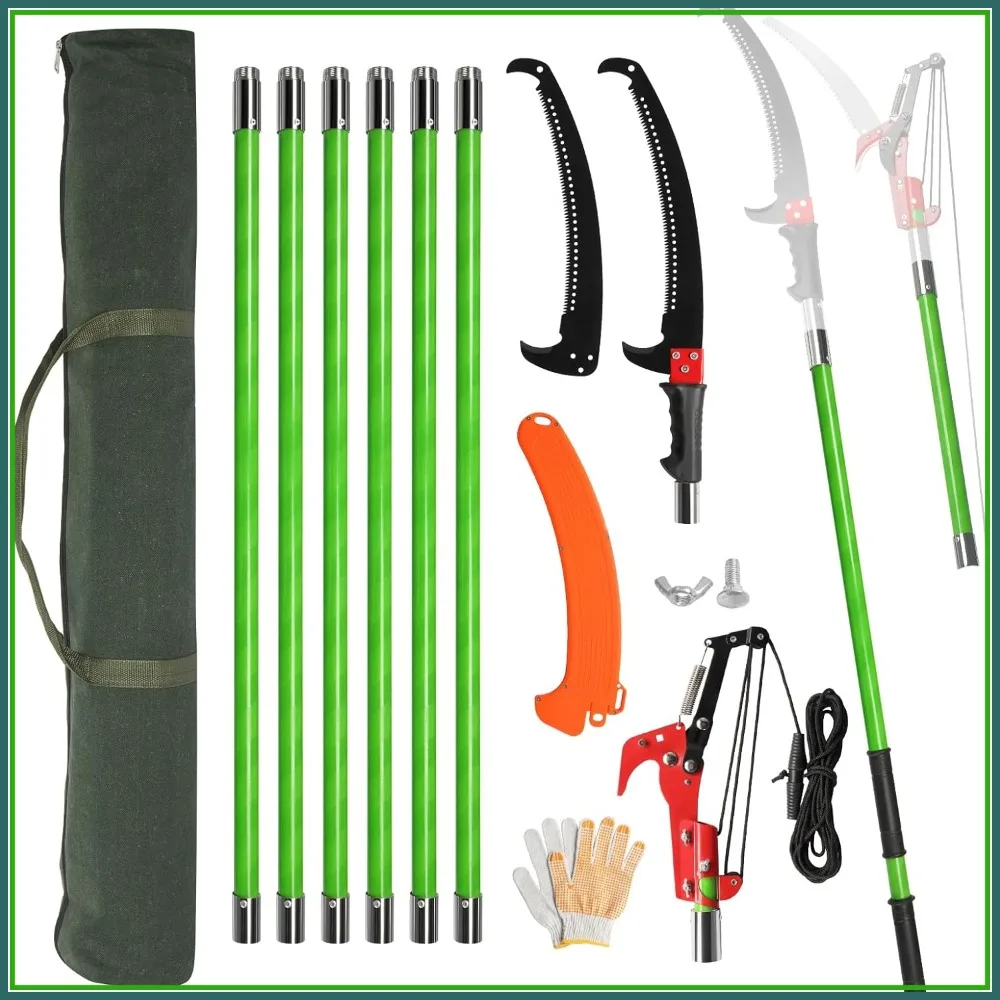 26ft Extendable Tree Pruner with Sharp Steel Blade, Scissors for High Branches Trimming Palms Shrubs
26ft Extendable Tree Pruner with Sharp Steel Blade, Scissors for High Branches Trimming Palms Shrubs