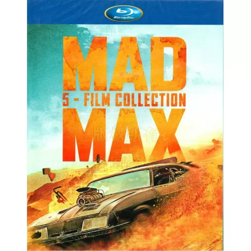 American Action Sci-Fi Adventure Movie Mad Max 1-5 High Definition BD Blu-ray 5 Discs
American Action Sci-Fi Adventure Movie Mad Max 1-5 High Definition BD Blu-ray 5 Discs
