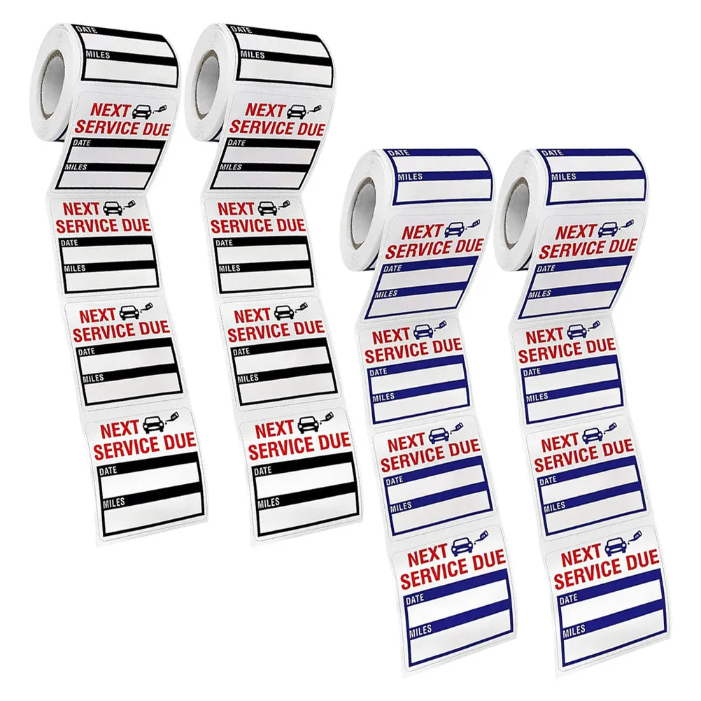 4 Rolls Oil Change Sticker Car Service Repair Due Reminder Removable Waterproof Labels For Auto Maintenance Schedule Easy To
4 Rolls Oil Change Sticker Car Service Repair Due Reminder Removable Waterproof Labels For Auto Maintenance Schedule Easy To