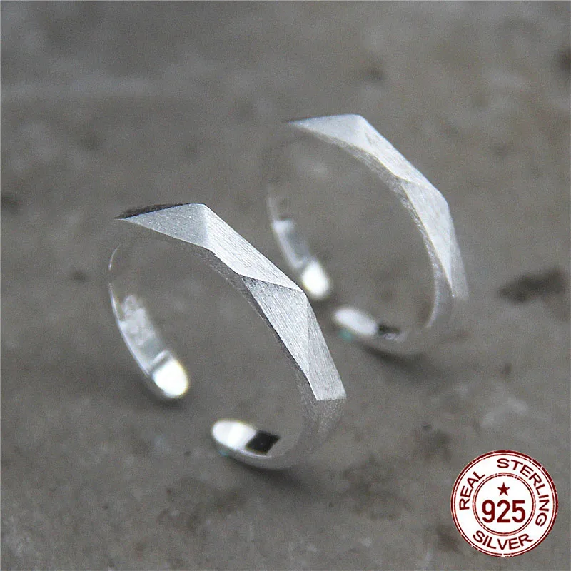 S925 Sterling Silver Simple Geometric Cut Diamond Opening Ring Original Design Fashionable Couple Jewelry
S925 Sterling Silver Simple Geometric Cut Diamond Opening Ring Original Design Fashionable Couple Jewelry