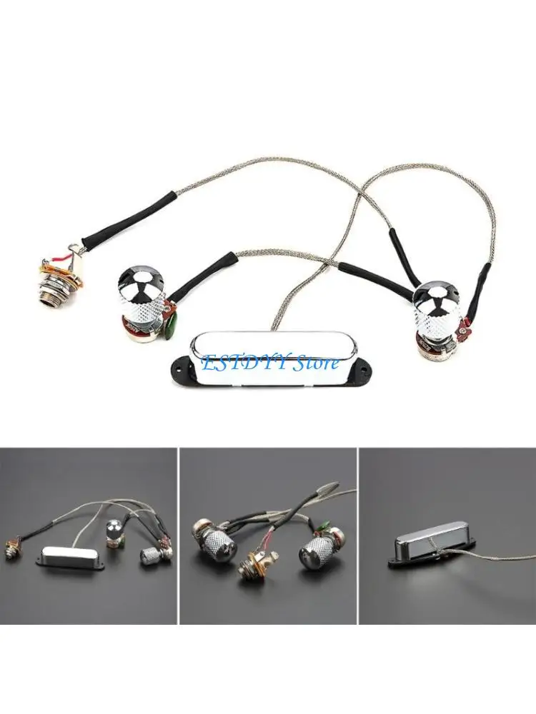 G6DE Single Coil Guitar PreWired Guitar Pickup with Knobs Electric Guitar Part 
G6DE Single Coil Guitar PreWired Guitar Pickup with Knobs Electric Guitar Part
