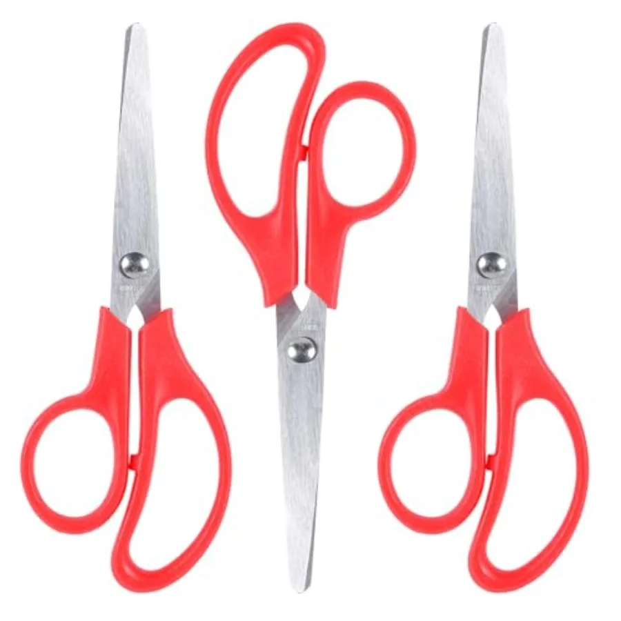 Left Handed Scissors Safety Lefty Toddler Child Scissors for School Craft Cutting Paper - 3 Pack 5 inches Blunt Tip Red
Left Handed Scissors Safety Lefty Toddler Child Scissors for School Craft Cutting Paper - 3 Pack 5 inches Blunt Tip Red