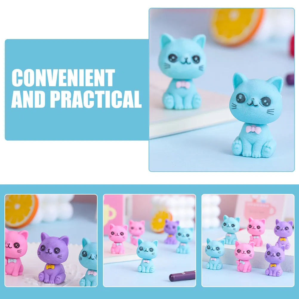 48 шт. креативных ластиков в виде животных, милые ластики в форме кошек для стирания карандашных следов, идеально подходят для школьных принадлежностей
48 шт. креативных ластиков в виде животных, милые ластики в форме кошек для стирания карандашных следов, идеально подходят для школьных принадлежностей