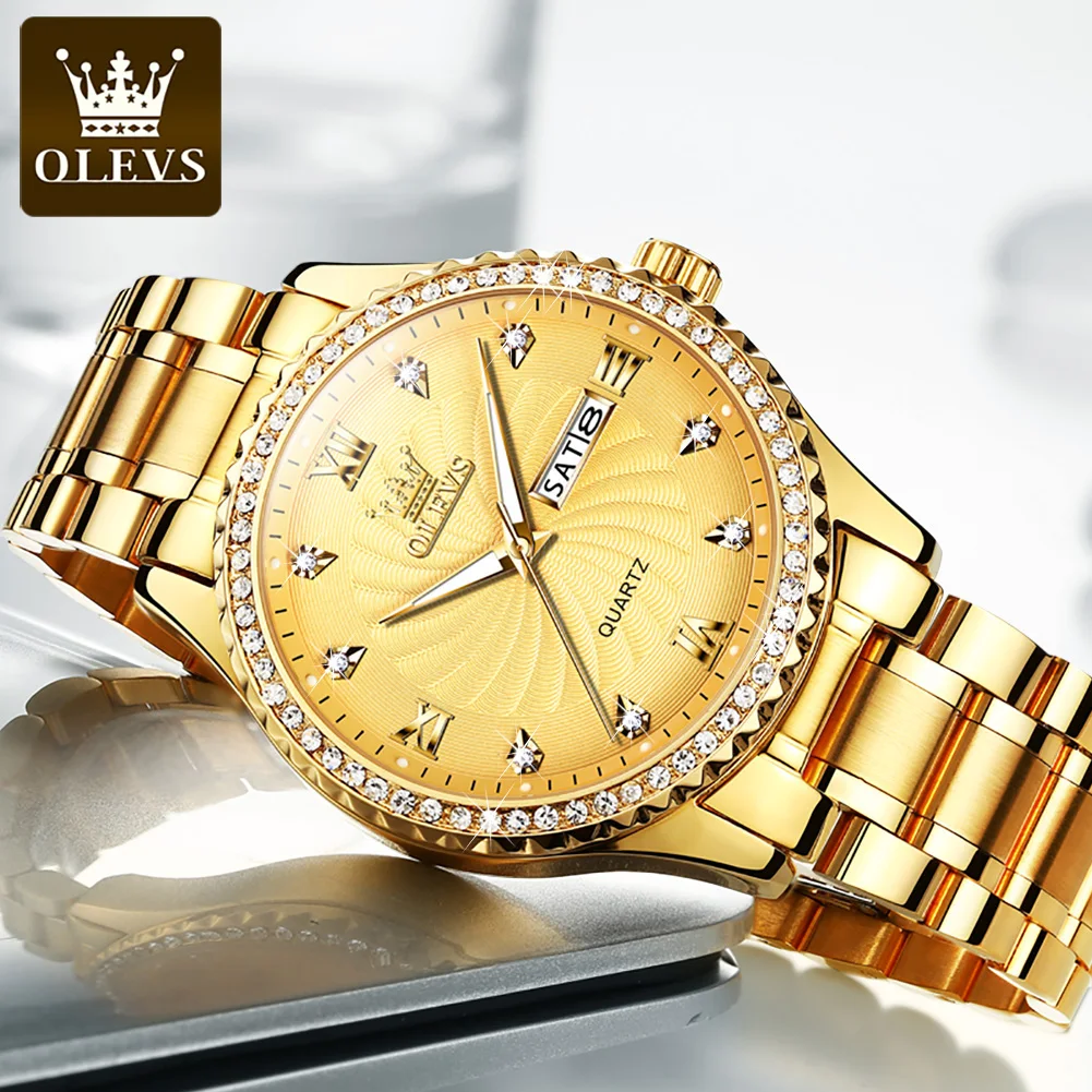 Olevs Luxury Brand Male Quartz Watch Smart Electronic Wrist original waterproof Clock Lover Gift Fashion Classic Boyfriend Watch
Olevs Luxury Brand Male Quartz Watch Smart Electronic Wrist original waterproof Clock Lover Gift Fashion Classic Boyfriend Watch