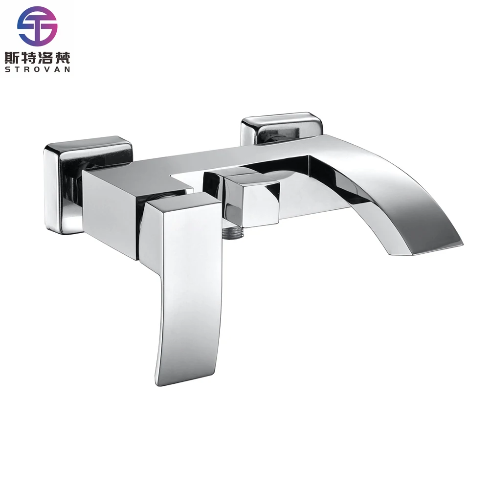 Wall Mounted Bathtub Mixers of Waterfall Matt Black Solid Brass Modern Bathtub&Shower Taps
Wall Mounted Bathtub Mixers of Waterfall Matt Black Solid Brass Modern Bathtub&Shower Taps