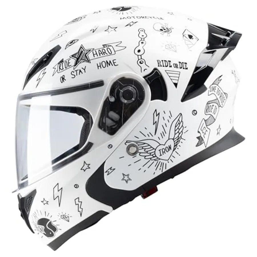 Helmets Full Face for Men Women Adult Smoked Sunshield
Helmets Full Face for Men Women Adult Smoked Sunshield