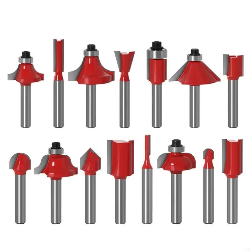 L74C 15pcs 1/4 Inch Router Bit Set Trimming Straight Milling Cutter for Wood Cutting
L74C 15pcs 1/4 Inch Router Bit Set Trimming Straight Milling Cutter for Wood Cutting