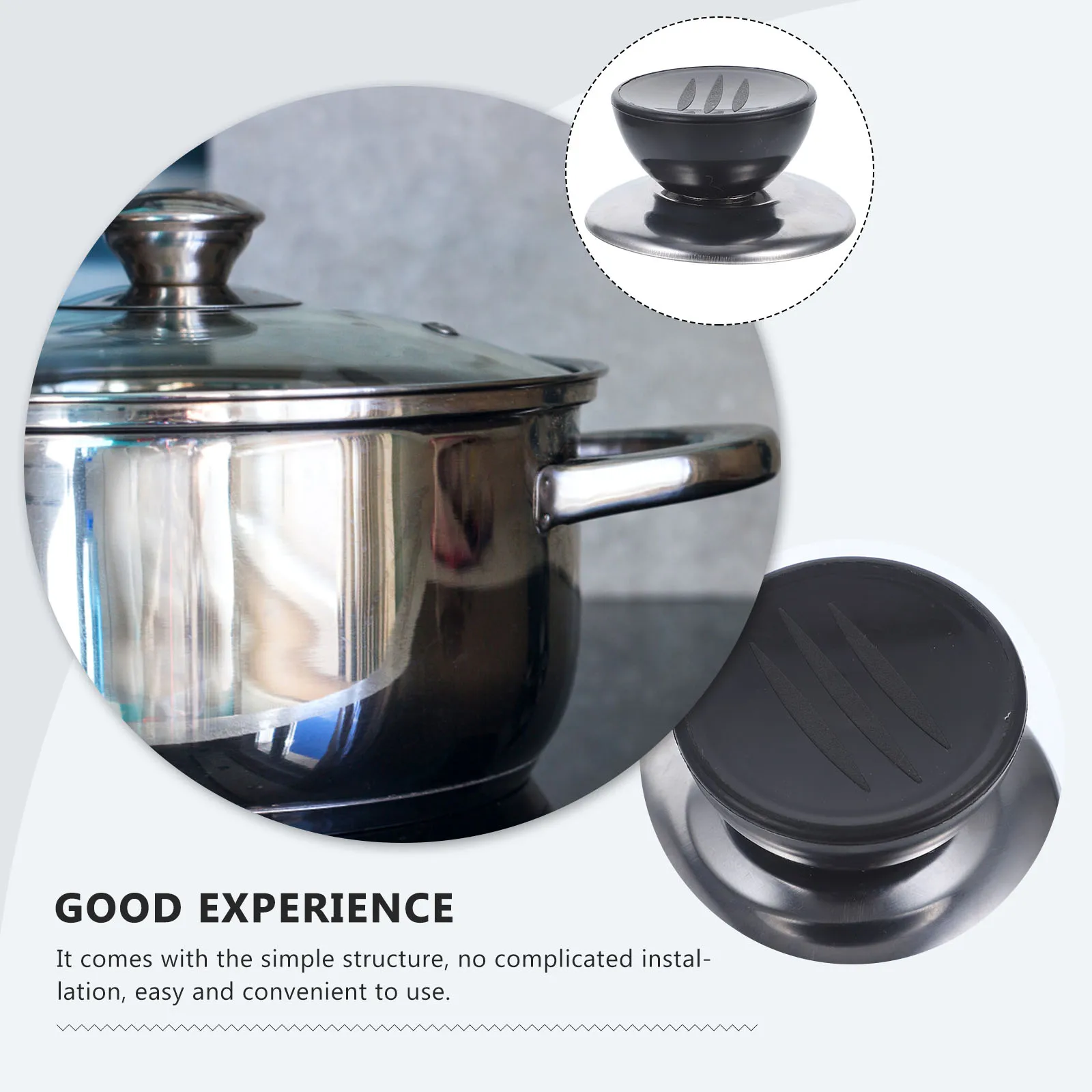 20Pcs Pan Lid Holding Handles Universal Fit Heat Resistant Anti Slip Design Simple Installation Cookware Lid Knob
20Pcs Pan Lid Holding Handles Universal Fit Heat Resistant Anti Slip Design Simple Installation Cookware Lid Knob
