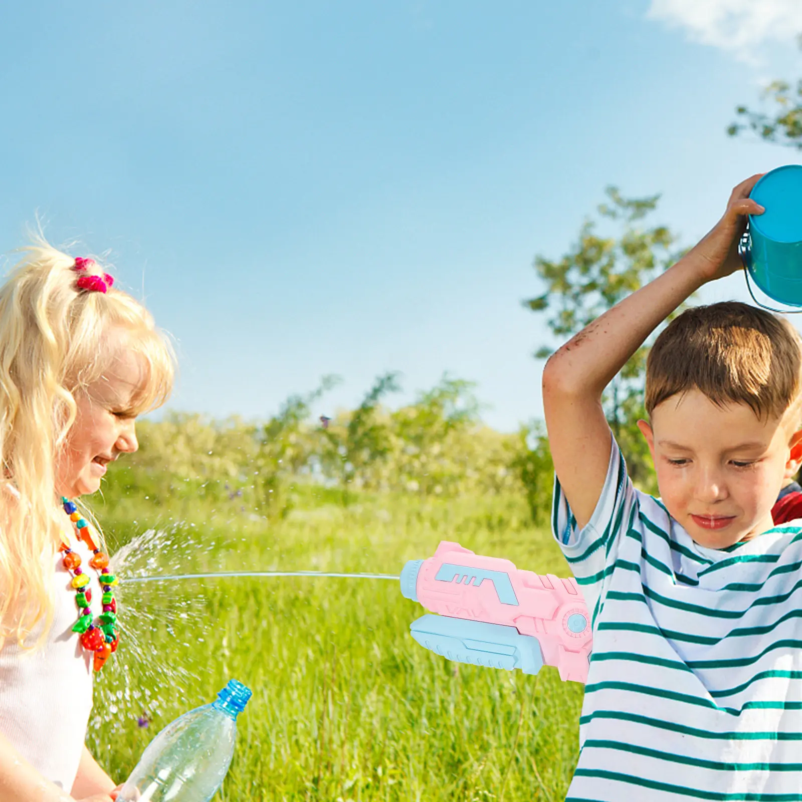 Bright Color Large Capacity Water Gun Lightweight Portable Summer Water Soaker for Kids Outdoor Beach Pool Fun
Bright Color Large Capacity Water Gun Lightweight Portable Summer Water Soaker for Kids Outdoor Beach Pool Fun