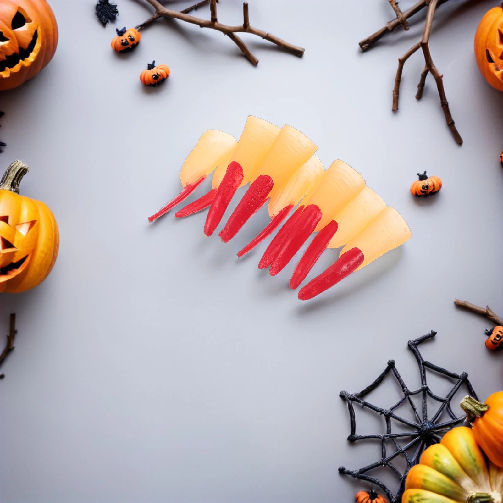 40Pcs Halloween Fake Finger Covers Realistic Severed Finger Props with Horror Nails for Cosplay Party Trick Decorations
40Pcs Halloween Fake Finger Covers Realistic Severed Finger Props with Horror Nails for Cosplay Party Trick Decorations