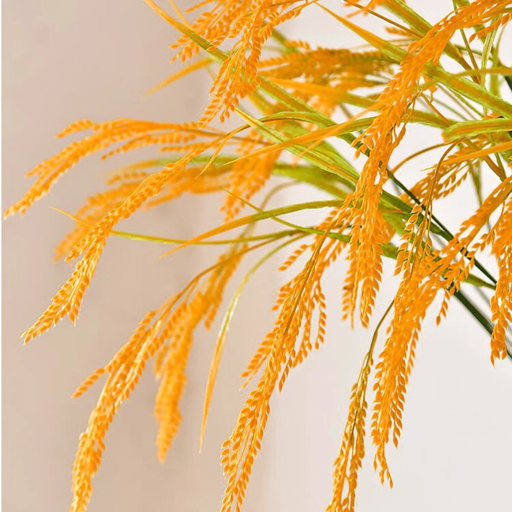 4 Pcs Artificial Wheat Plants Faux Flowers Greenery ShrubsPlants Home Wedding Decoration Plastic Stems
4 Pcs Artificial Wheat Plants Faux Flowers Greenery ShrubsPlants Home Wedding Decoration Plastic Stems