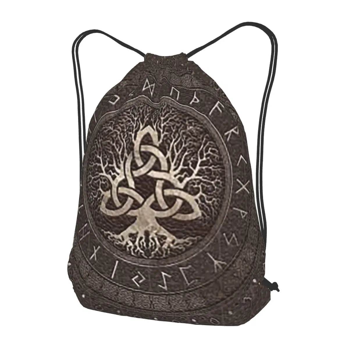 Tree Of Life With Triquetra Brown Leather And Gold Backpacks Fashion Drawstring Bags Shoes Bag Book Bags for Man Woman School
Tree Of Life With Triquetra Brown Leather And Gold Backpacks Fashion Drawstring Bags Shoes Bag Book Bags for Man Woman School