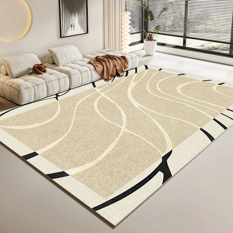 French Simple Line Living Room Carpet, Bedroom, Bedside Soft Rug, Large Area, Easy Care, Coffee Table Plush Floor Mat
French Simple Line Living Room Carpet, Bedroom, Bedside Soft Rug, Large Area, Easy Care, Coffee Table Plush Floor Mat