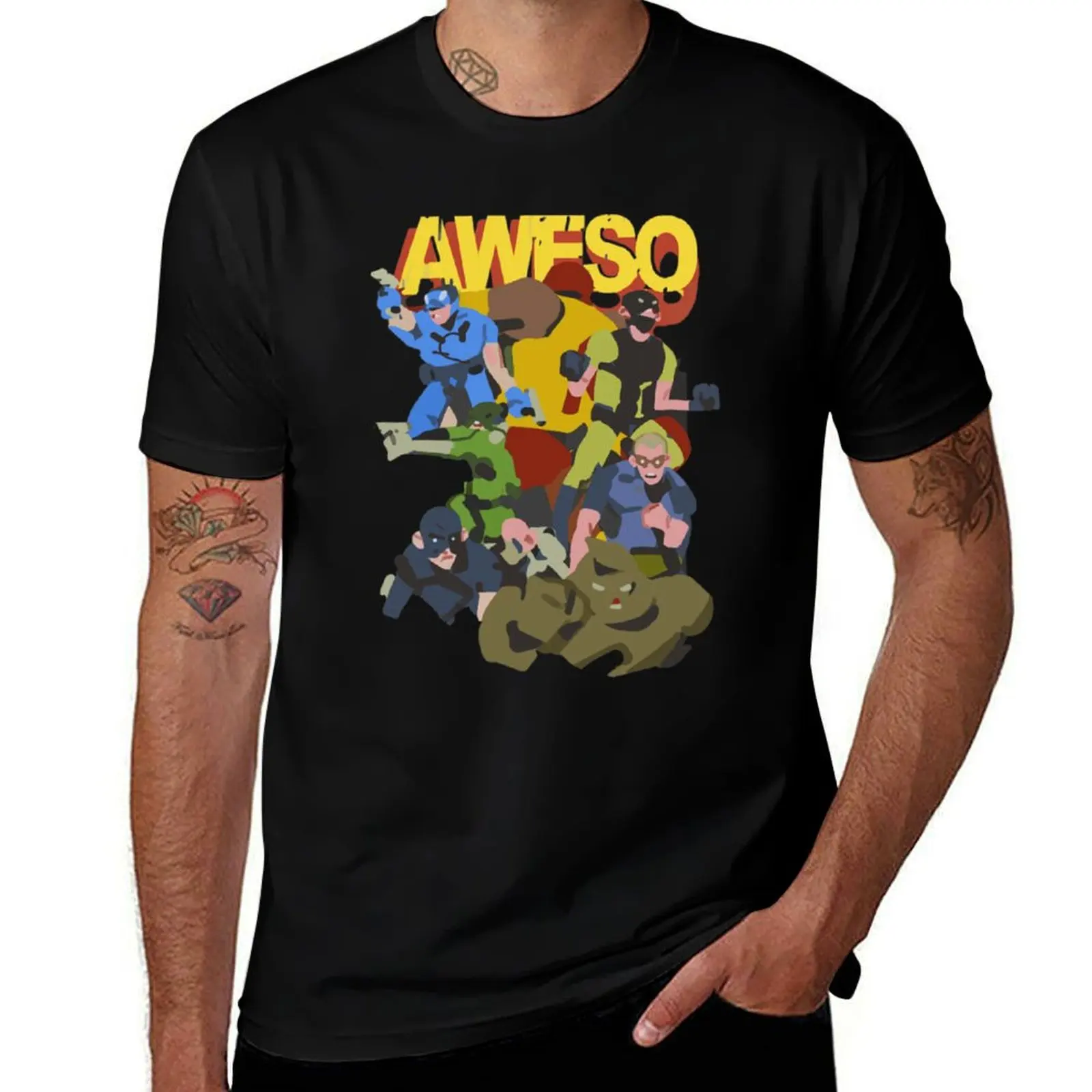 Captain Spirit AWESO T-Shirt oversizeds Funny t-shirts black t-shirts for men
Captain Spirit AWESO T-Shirt oversizeds Funny t-shirts black t-shirts for men